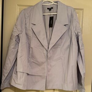 NWT Alfani Plus Women's Soft Lavender Blazer Size 2X